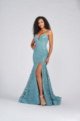 Colette CL12269 Sequin Formal Long Fitted Prom Dress