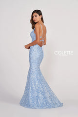 Colette CL2010 Long Fitted Prom Mermaid Formal Dress
