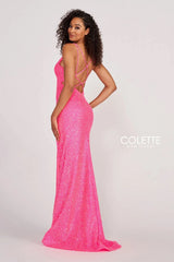 Colette CL2012 Formal Long Prom Sequin Dress