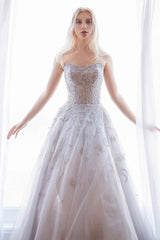 Andrea & Leo A0890 Strapless A-Line Prom Gown