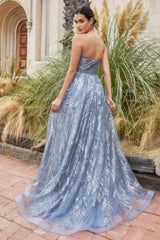 Andrea & Leo A1174 Strapless with Shawl Formal Gown