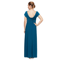 Alex Evenings AE81351491 Long Formal Pleated Dress