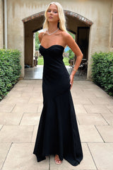 Jesson Strapless Maxi Dress - Black
