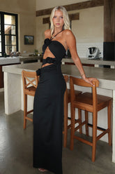 Ramsey Cut Out Maxi Dress - Black