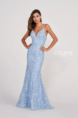 Colette CL2010 Long Fitted Prom Mermaid Formal Dress