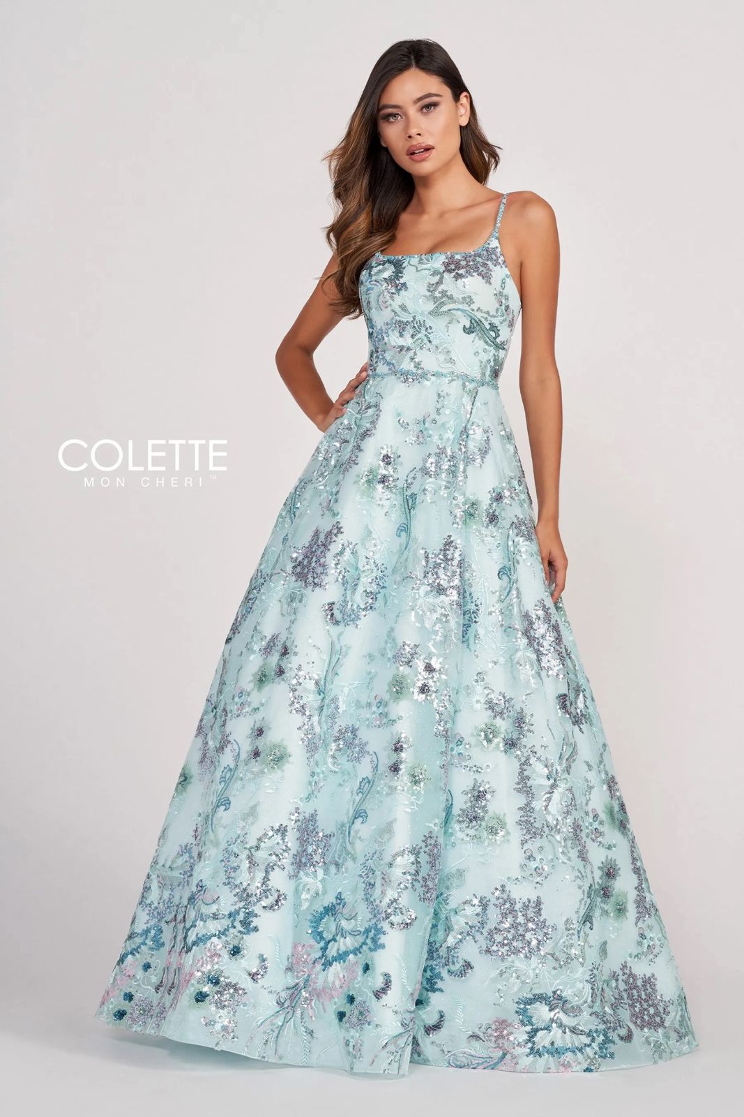 Colette CL2011 Long Prom Sequin Formal Ball Gown