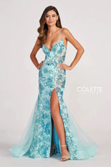 Colette CL2013 Formal Mermaid Long Prom Sequin Dress
