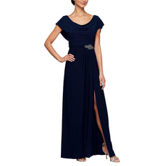 Alex Evenings AE81351491 Long Formal Pleated Dress